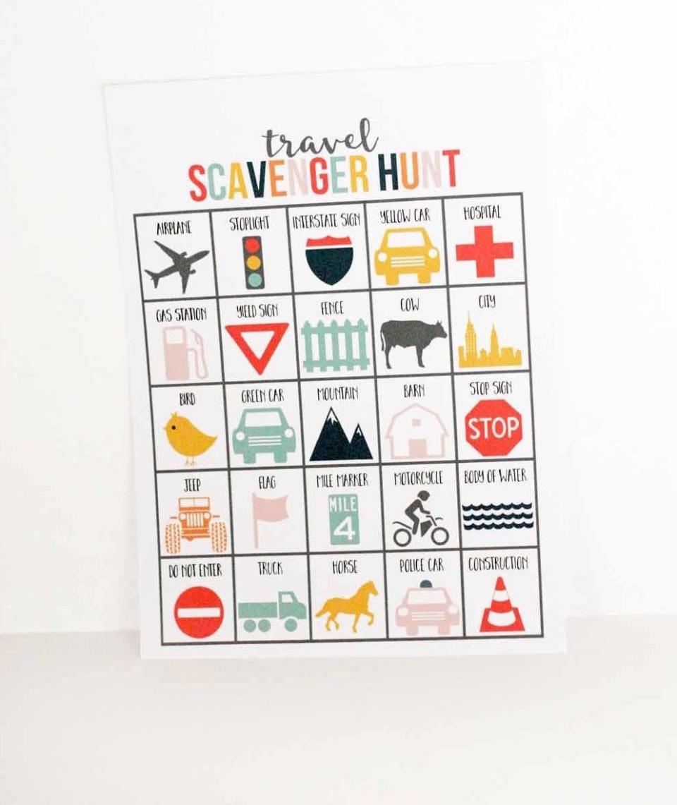 Travel Scavenger Hunt Game