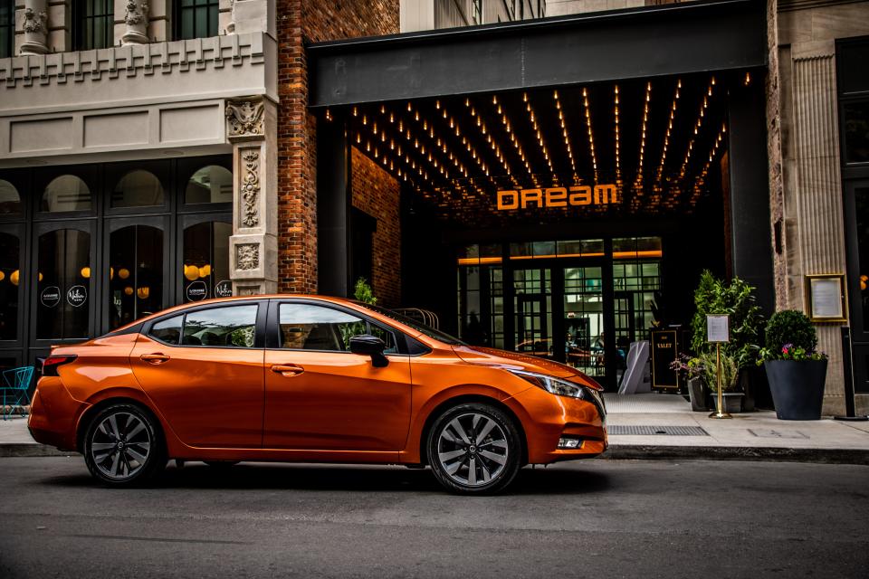 <p>The 2020 Nissan Versa receives the fresh styling, improved driving experience, and contemporary features that were long overdue. While the outgoing model was a sales success, the all-new Versa is vastly improved and much more desirable. Read the full story <a href="https://www.caranddriver.com/reviews/a28592327/2020-nissan-versa-drive/" rel="nofollow noopener" target="_blank" data-ylk="slk:here;elm:context_link;itc:0;sec:content-canvas" class="link ">here</a>.</p>