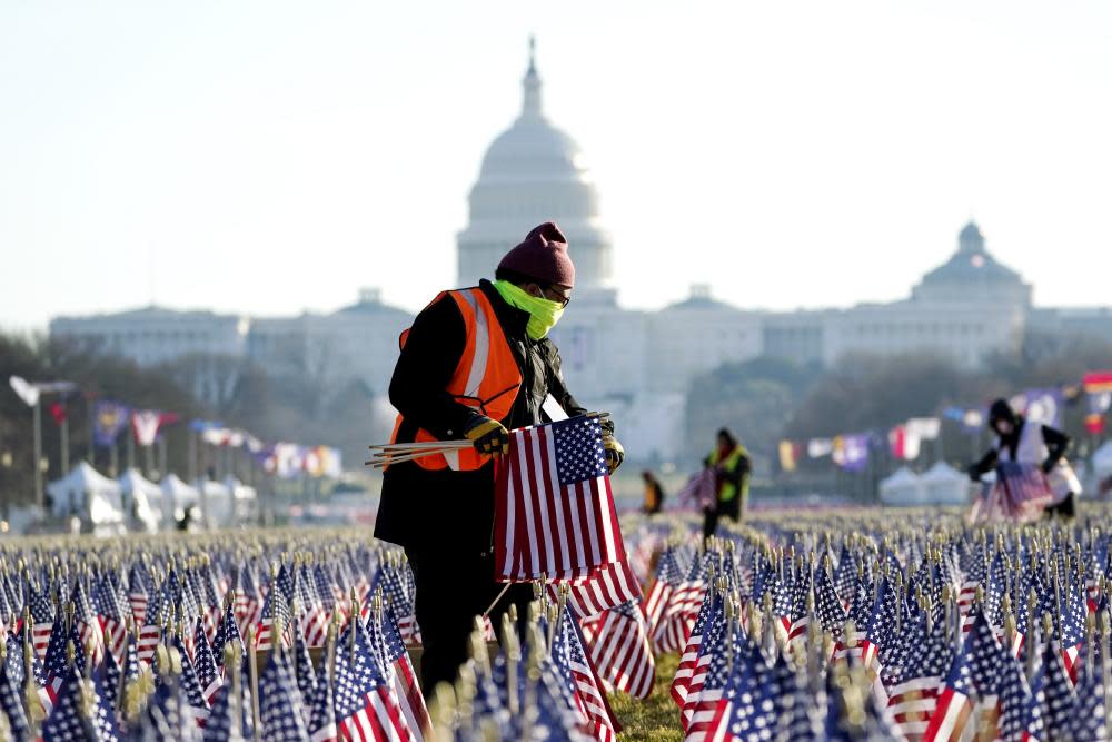 <span>Photograph: Julio Cortez/AP</span>