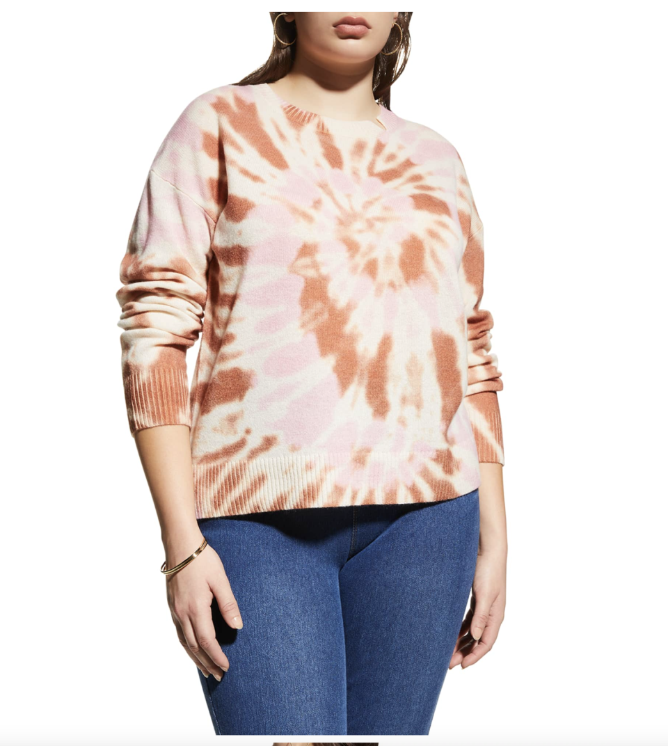 Lisa Todd Plus Size Kaleidoscope Cashmere Sweater