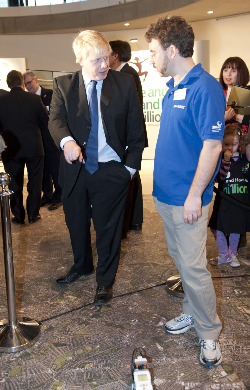 Mayor of London Boris Johnson attending the Launch of WorldSkills London 2011 Have a Go, at City Hall in central London. The WorldSkills skills competition will take place at ExCeL London between October 5-8 2011.