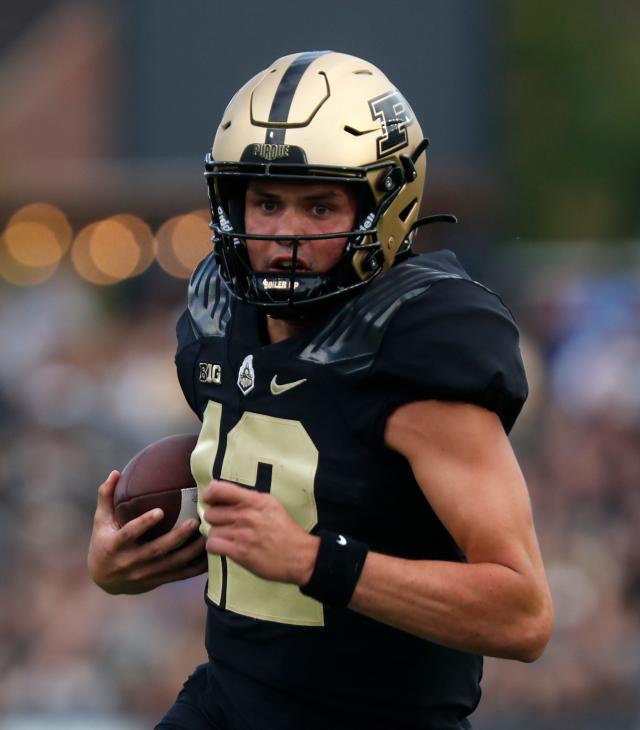 Injury sidelines Purdue quarterback Aidan O Connell Austin Burton