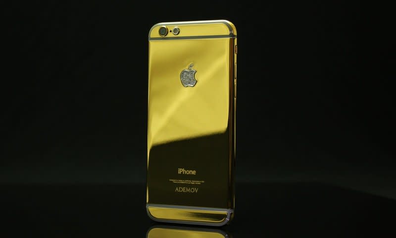 ademov gold-plated iPhone 6