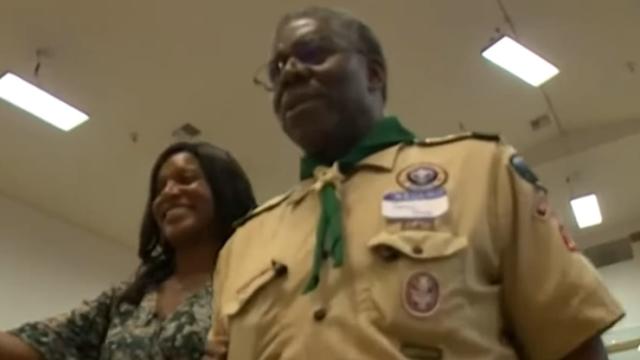 Boy Scout Uniform With Eagle Scout Medal