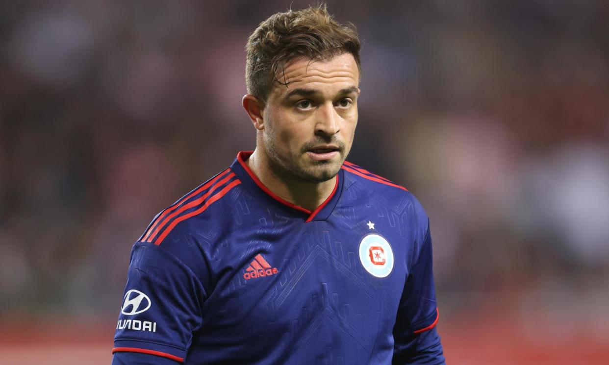 <span>Chicago’s Xherdan Shaqiri finished with just nine goal contributions last season.</span><span>Photograph: Michael Reaves/Getty Images</span>