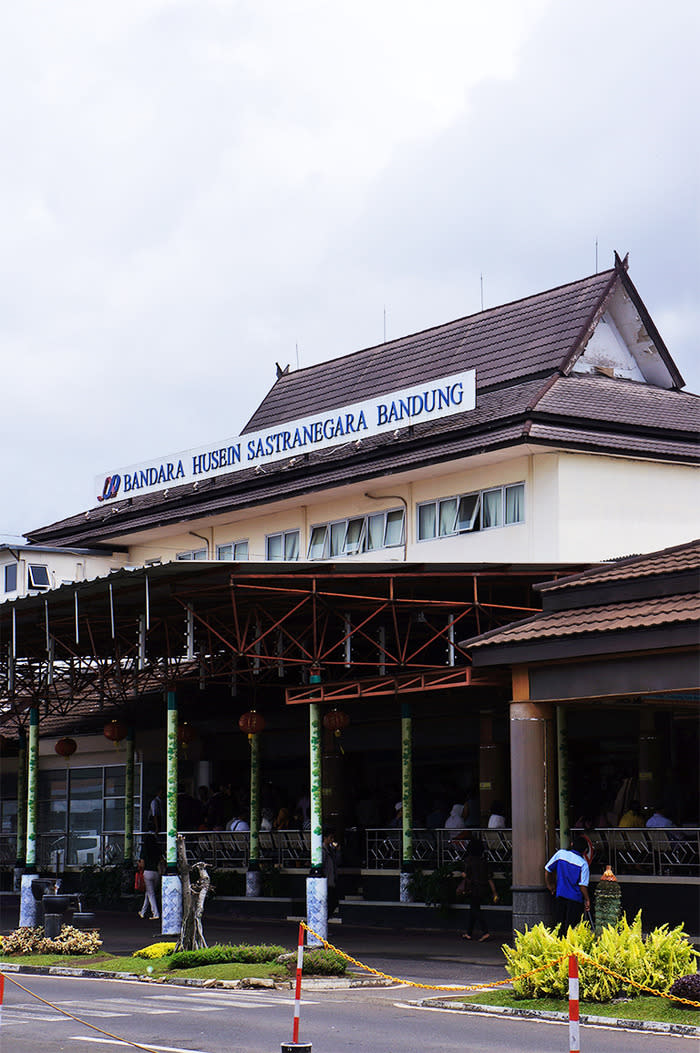 Landing smoothly at Husein Sastranegara International Airport, Bandung