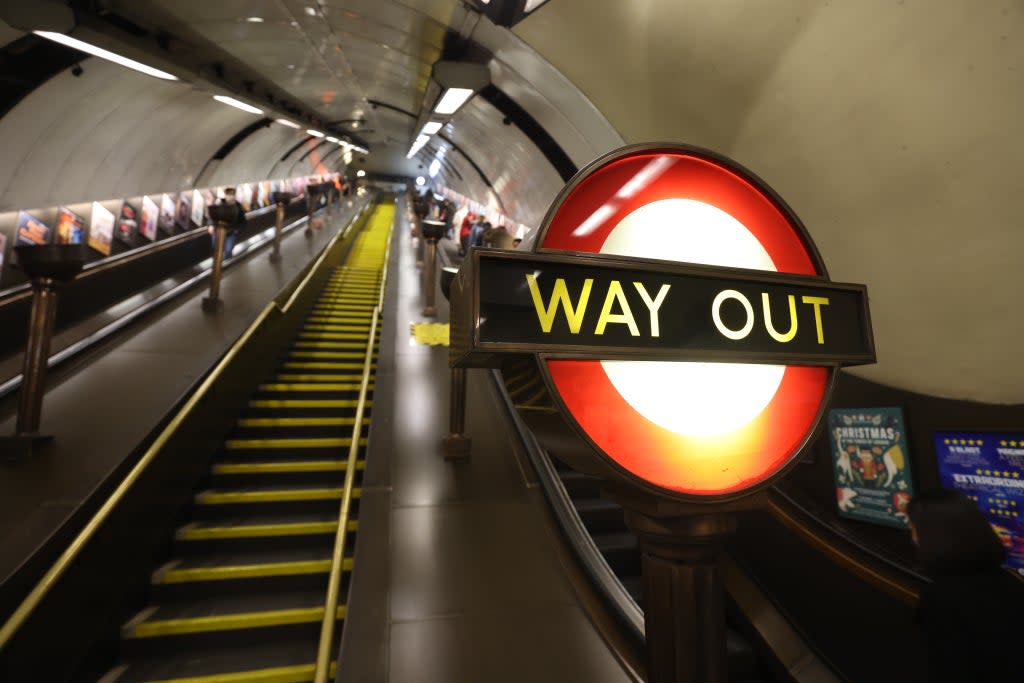 Passengers travel on the London Underground (James Manning/PA) (PA Wire)