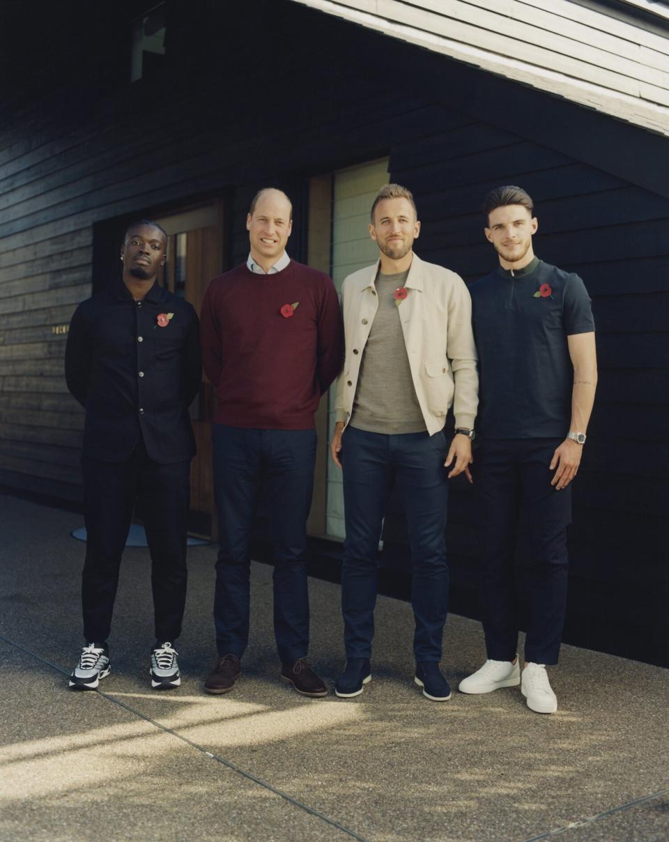 ‘Game of 5s’ show that focuses on mental health and featuring The Prince of Wales in conversation with Harry Kane and Declan Rice