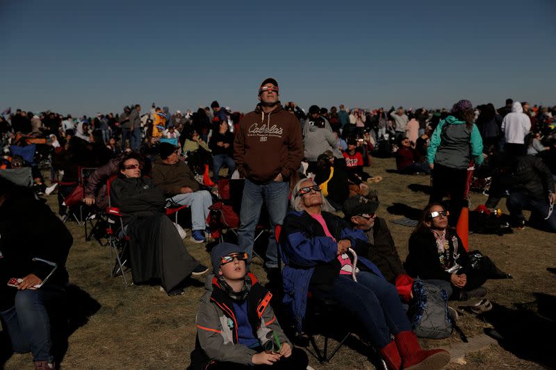 New Mexico’s famous hot air balloon festival takes flight during annular eclipse in Albuquerque