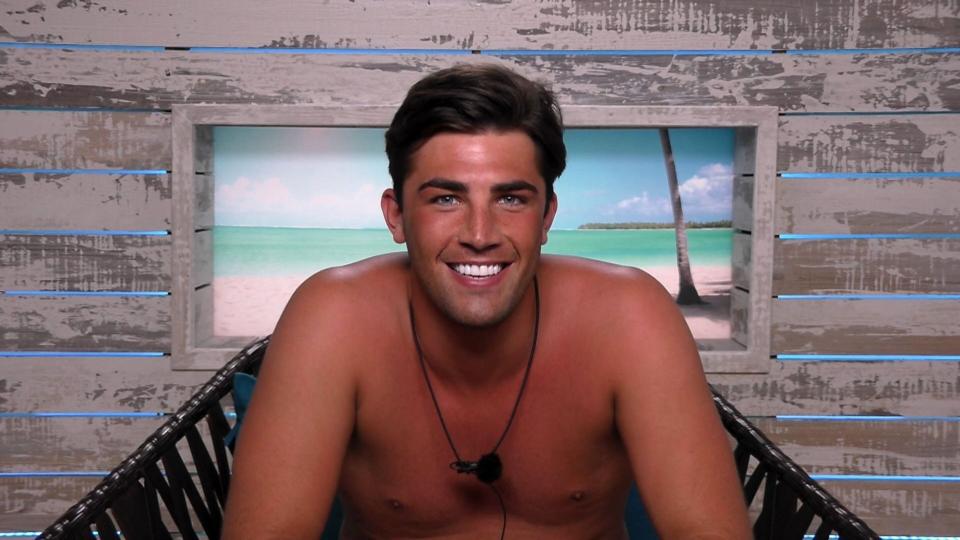 Fincham on Love Island in 2018 (ITV/Shutterstock)