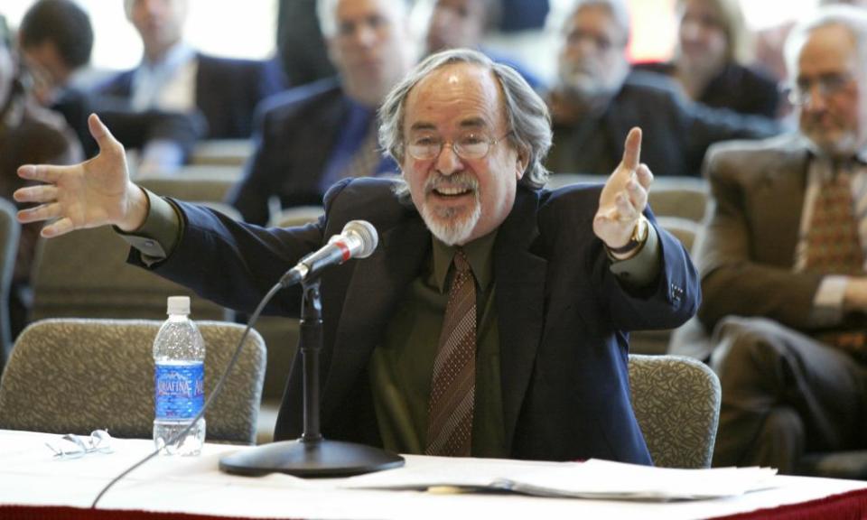 David Horowitz, founder of Students for Academic Freedom, addresses a public hearing in 2006.