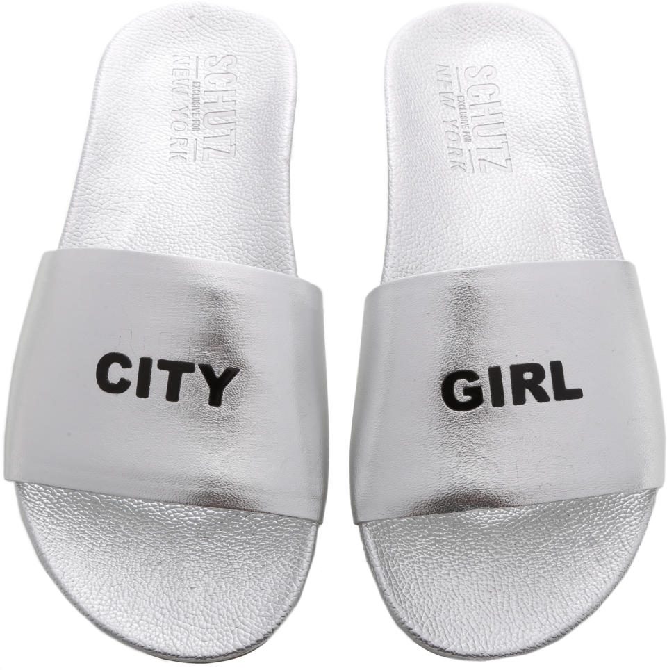 SCHUTZ CITY GIRL SLIDES