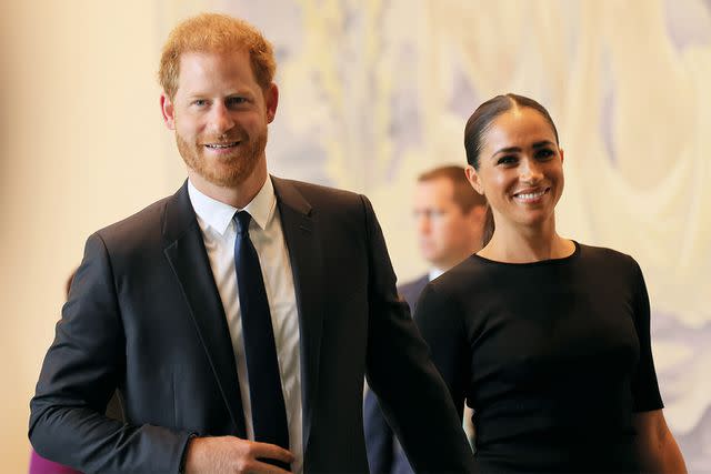 Michael M. Santiago/Getty Prince Harry and Meghan Markle visit the United Nations headquarters in New York City in July 2022.