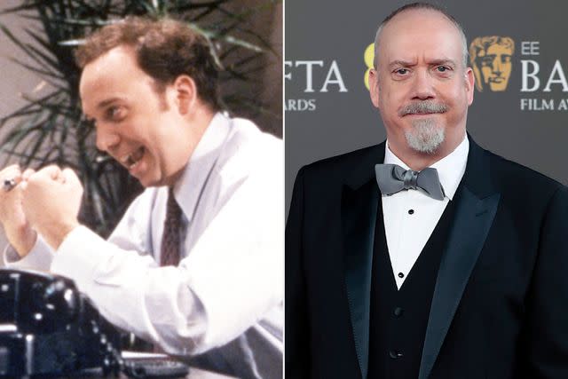 <p> Paramount Pictures;Getty</p> Paul Giamatti in "Private Parts" in 1997 side by side the actor in 2024.