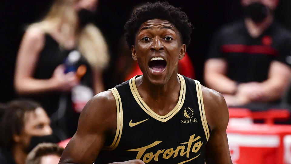 Stanley Johnson, pictured as a member of the Toronto Raptors. (Photo by Douglas P. DeFelice/Getty Images)