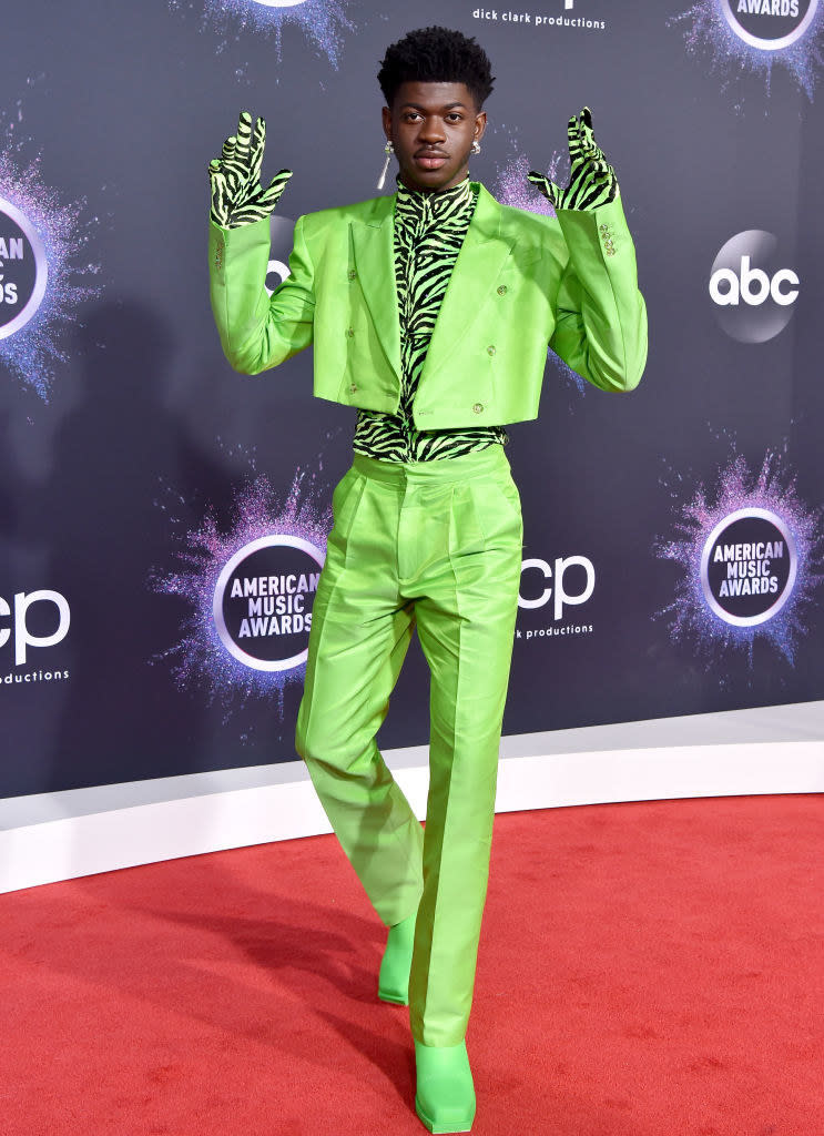 Lil Nas X on the red carpet