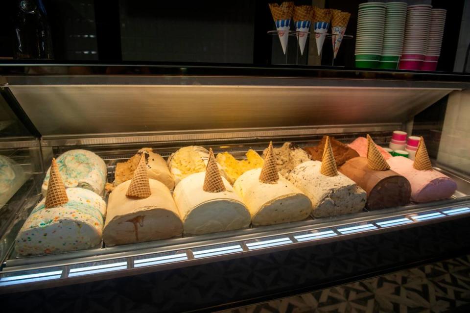 Scoops is an ice cream spot in the former buffet space at Harrah’s Gulf Coast in Biloxi.