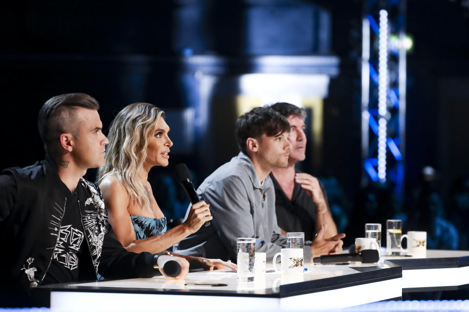 X Factor judges (Credit: Tom Dymond/Syco/Thames TV)