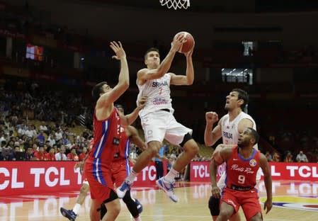 Basketball - FIBA World Cup - Second Round - Group J - Serbia v Puerto Rico