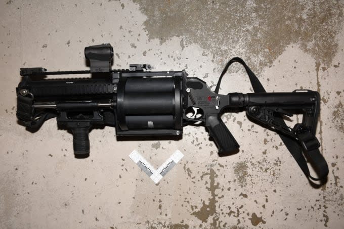 Photo of an Anti Riot Weapon ENfield (ARWEN) used by Ottawa police.