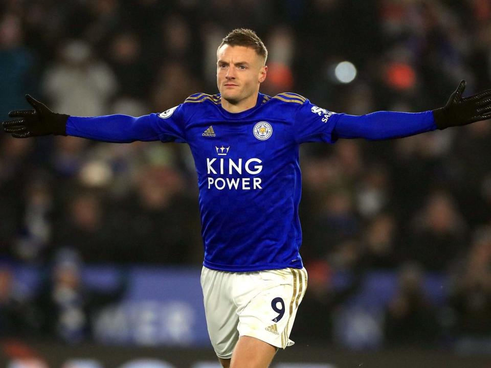 Jamie Vardy is the league's top scorer with 19 goals: PA