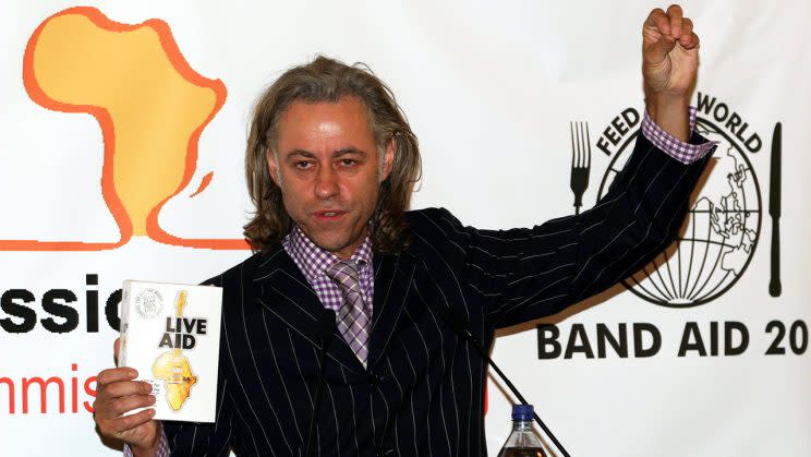 Peaches’ father Bob Geldof