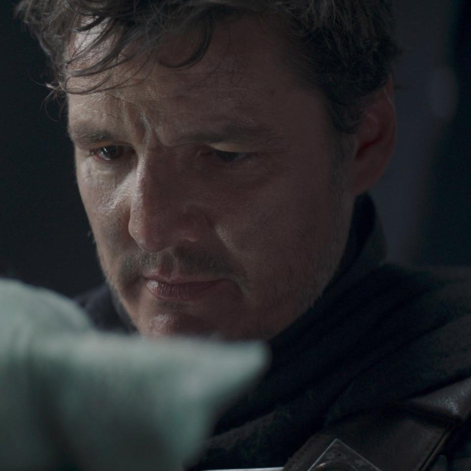 Pedro Pascal in a scene from 