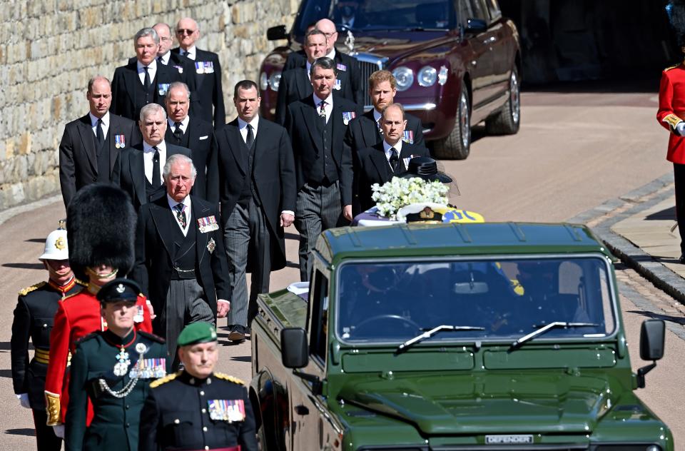 <h1 class="title">The Funeral Of Prince Philip, Duke Of Edinburgh Is Held In Windsor</h1><cite class="credit">Pool/Max Mumby, Getty Images</cite>