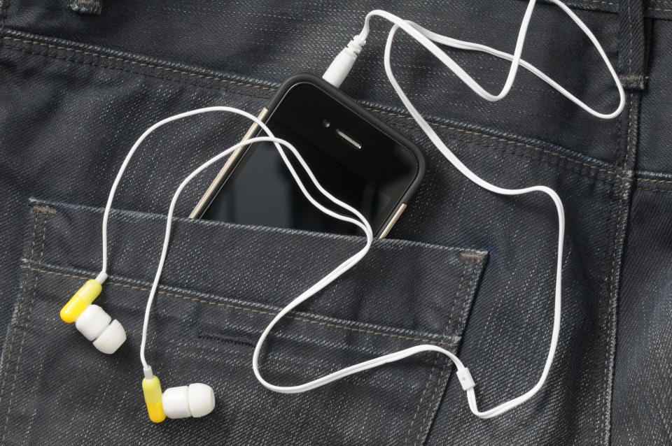 The wire on earbuds tested in the study contained high concentrations of the cancer-causing chemical. (Photo via Getty Images)