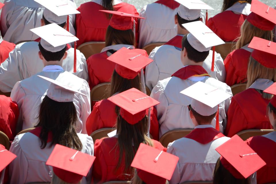 The young people gave their fellow student a silent standing ovation. [Photo: Getty]