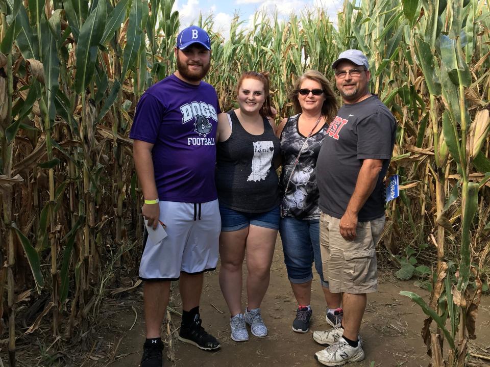 Shari Hall, pictured before her illness with her husband, Bill, and two of their kids, said she misses the things she used to do.