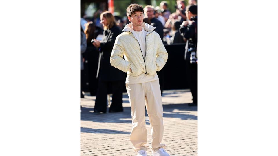 Barry Keoghan at Burberry 