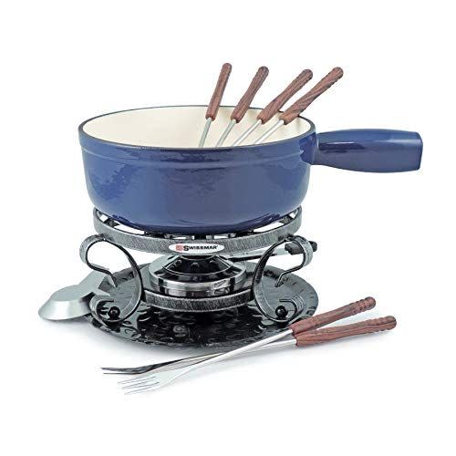 Swissmar Lugano 9-Piece Cheese Fondue Set