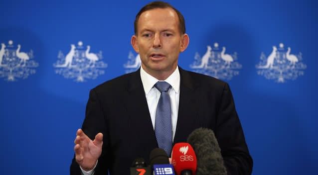 Tony Abbott has confirmed the Government is talking to Washington about what Australia could contribute to a military mission in Iraq but has promised to consult the people and Opposition before deciding to go to war. Photo: Getty