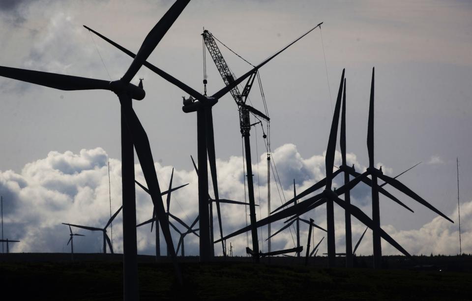 A windfarm (PA Wire)