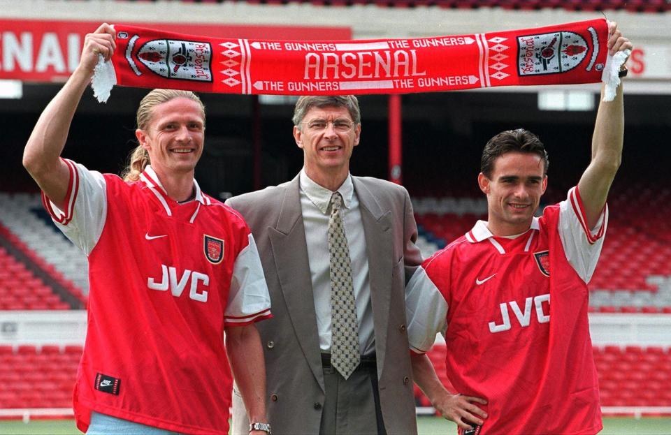 <p>The 1997 signings of Overmars and Petit helped boost the team that went on to win the double that season </p>