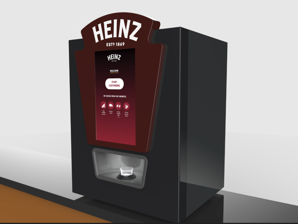 Kraft Heinz Unveils HEINZ REMIX™, The First Customizable Digital Sauce Dispenser. (Courtesy: Kraft Heinz) 