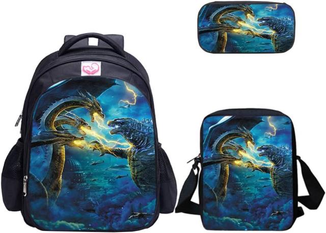 Godzilla Backpack, King of Monsters Kids Rucksack School Bag