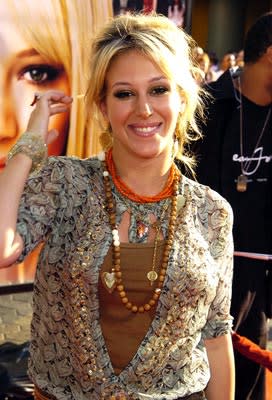 Haylie Duff at the Los Angeles premiere of New Line Cinema's Raise Your Voice