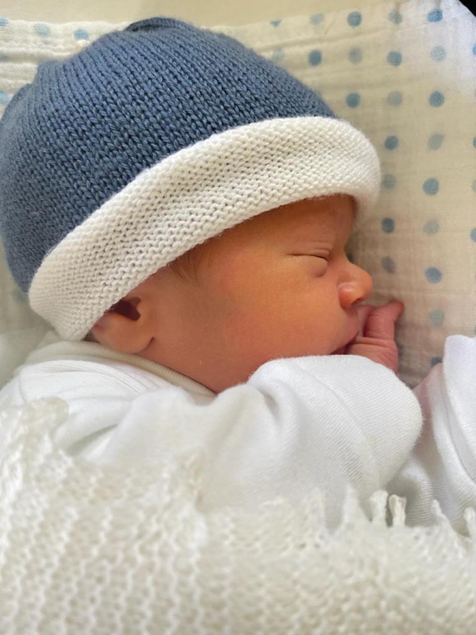Princess Eugenie’s baby son Ernest George Ronnie Brooksbank (HRH Princess Eugenie/PA)