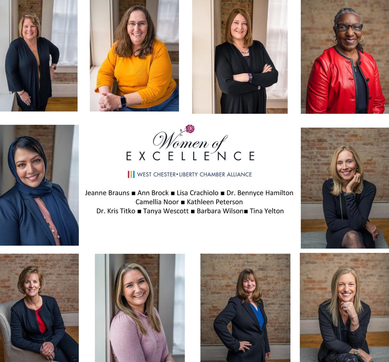 The 2022 honorees join more than 160 other women who have been recognized by the chamber alliance for making a positive difference in the communities along Interstate 75 while inspiring others.