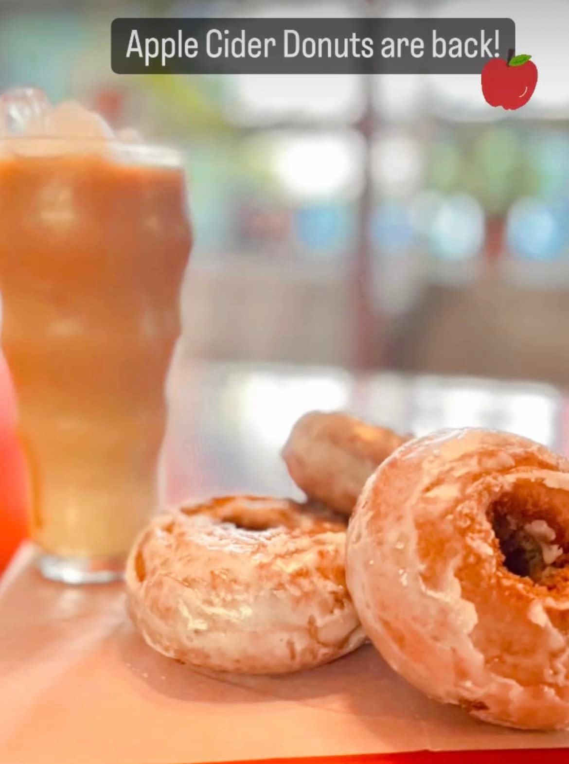 Get your fall vibes with the Apple Cider Donut at Town Donut.
