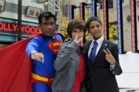 <p>In 2010, "Halloween on the Plaza" was all about honoring the pop-culture icons of the times, which included Superman (Al), Justin Bieber (Natalie), and former President Barack Obama (Tamron). </p>