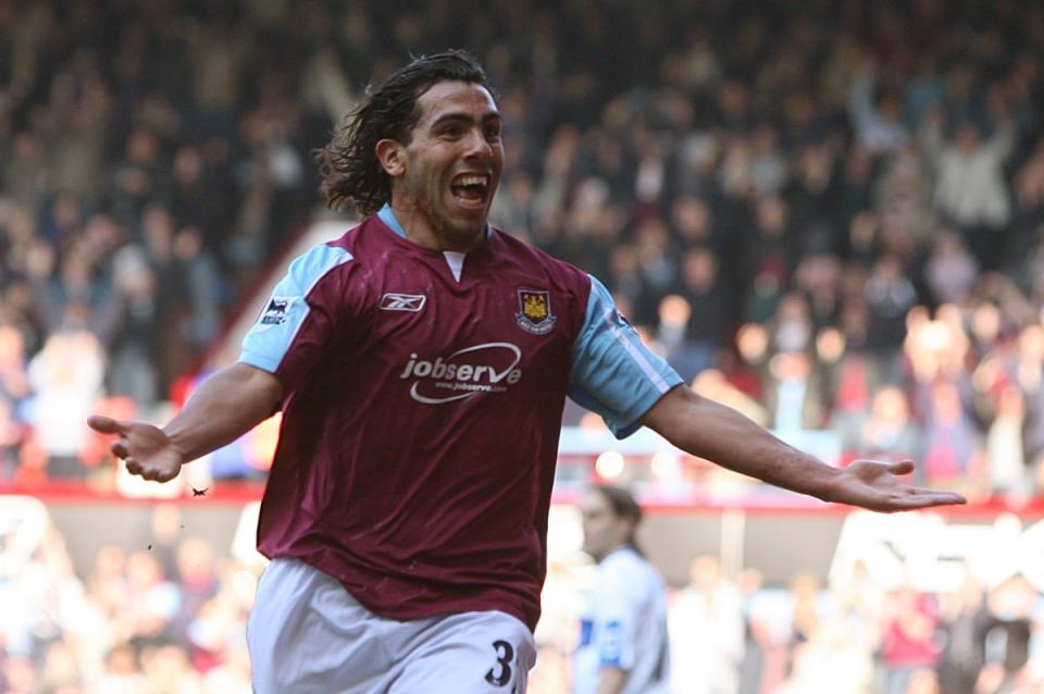 Carlos Tevez arrived in England in 2006 when he joined West Ham (Lewis Whyld/PA) (PA Archive)