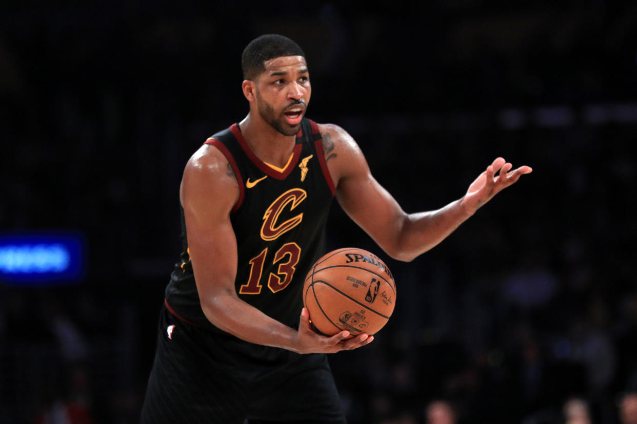 Tristan Thompson earned his second technical on Friday night after slapping Grizzlies forward Jae Crowder in the butt. (Sean M. Haffey/Getty Images)