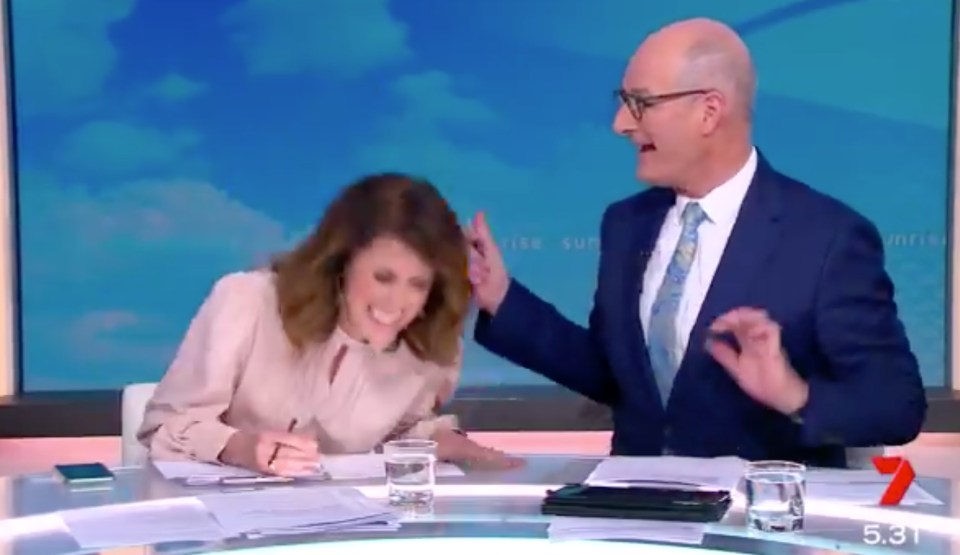 nat barr makes mistake on Sunrise