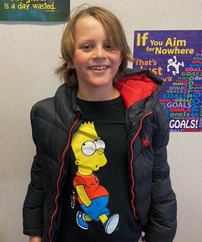 Harry Lee of Topsail Annandale Elementary School is Pender County Schools' Student of the Week