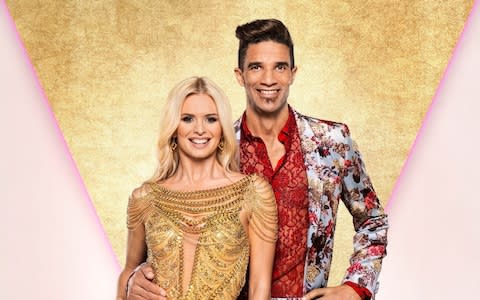 David James with his dance partner Nadiya Bychkova - Credit: Ray Burmiston/BBC