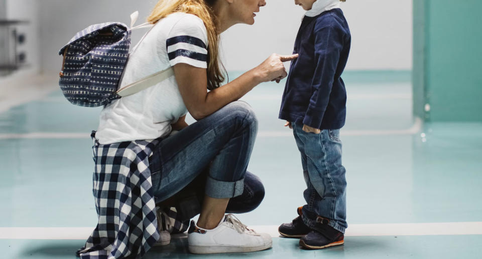 Parents can often tell their kids they’ll have to call the police in a bid to halt their bad behaviour. Source: Getty, file.