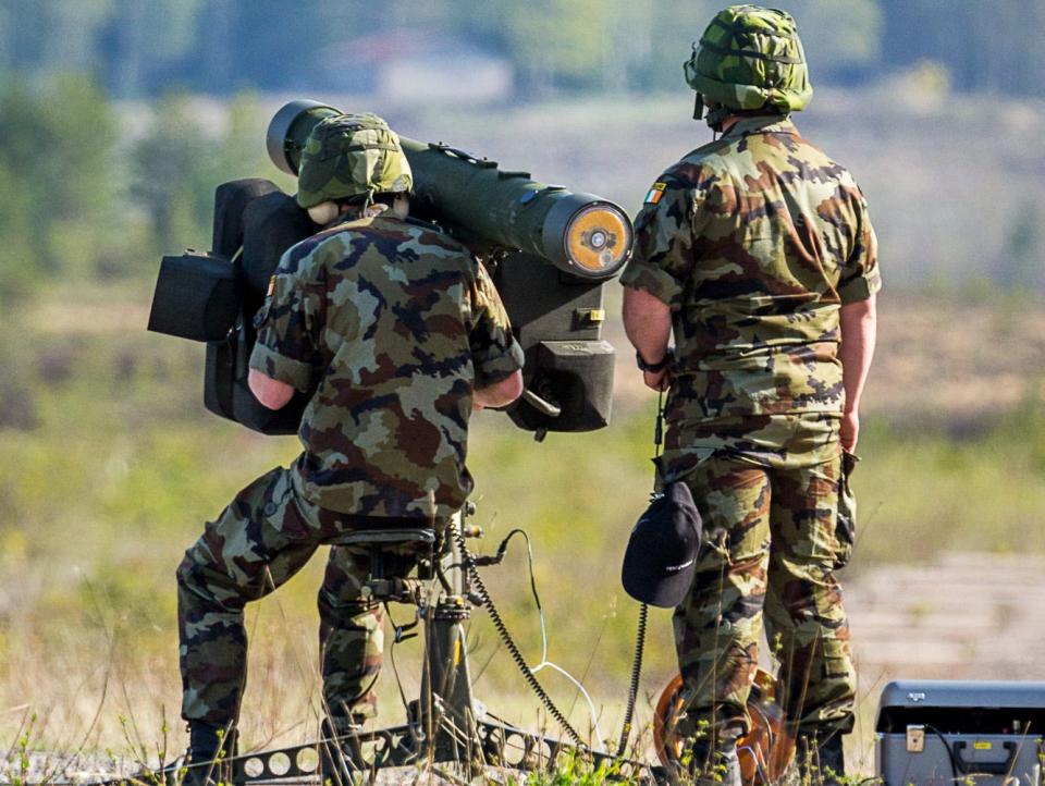 Ireland army Saab RBS-70 missiles